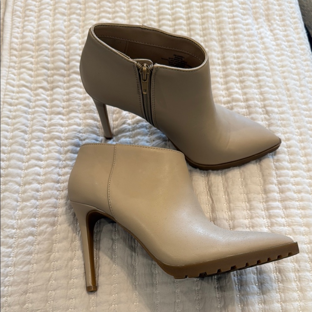 Mix No. 6  Beige Ankle Boots 8.5M